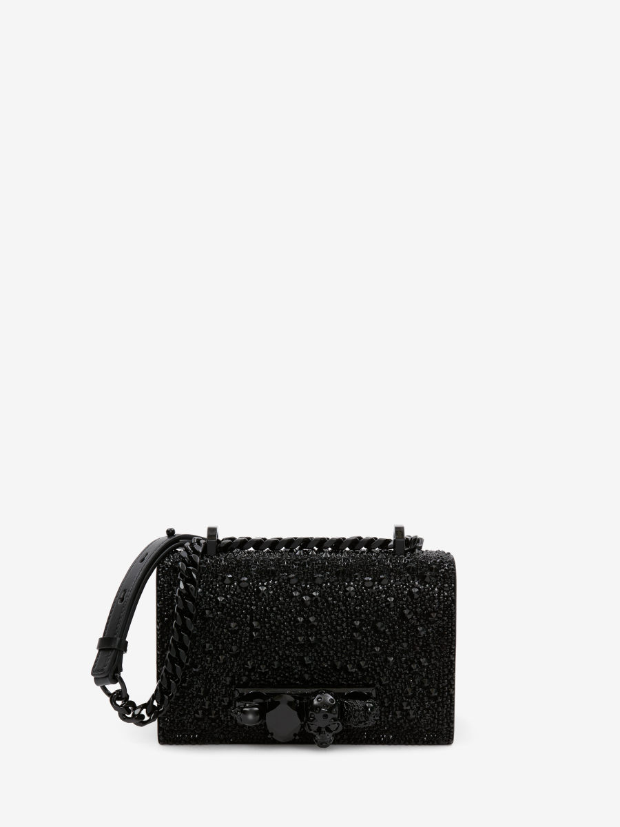ALEXANDER MCQUEEN - Crystal-embellished Mini Jewelled Satchel - Item 6531341BLDA1000